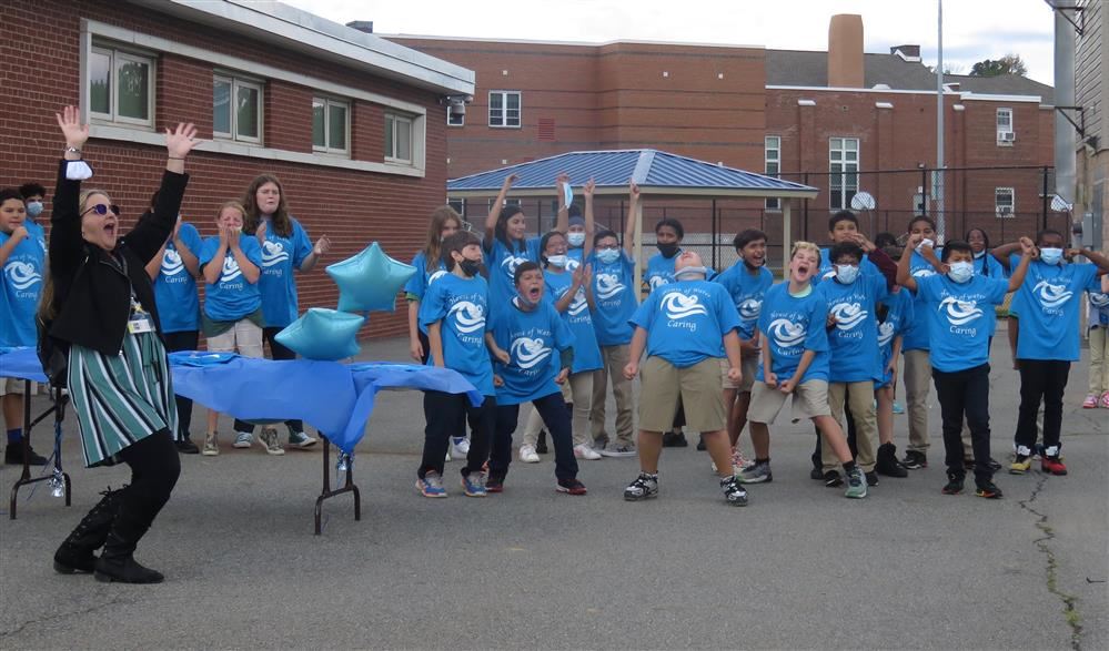 Memorial Middle School Holds First House Sorting Ceremony